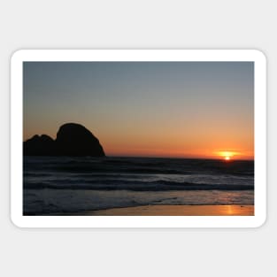 Pacific Sunset - Cannon Beach, OR Sticker